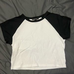 Forever 21 Cropped T-Shirt; Size Large; never worn
